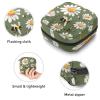 Sanitary Napkin Storage Bag, Zipper Period Pouch for Teen Girls Women, Portable Menstrual Tampons Collect Bags Bees and Daisies view 3