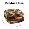 Sanitary Napkin Storage Bag for Women Cute, Feminine Menstruation Pad Holder for Period, Portable Zipper Menstrual Pad Bags West Style Cowboy Hat Seamless Pattern view 2