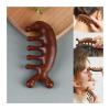 1pc Sandalwood Massage Comb Little Dolphin Meridian Massage Comb view 3