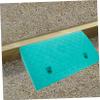 GRIRIW Ramp Reliable Plastic Ramp for Wheelchairs Scooters Equipment Lightweight Portable Stable Driveway Entry Green view 3
