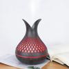500ml Ultrasonic Aromatherapy Essential Oil Diffuser, Wood Grain Cool Mist Humidifier with Remote Control, Timer & 7 LED Colors Light for Bedroom Home Office view 2