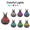 500ml Ultrasonic Aromatherapy Essential Oil Diffuser, Wood Grain Cool Mist Humidifier with Remote Control, Timer & 7 LED Colors Light for Bedroom Home Office view 3
