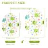 Hezely Zero Scratch Scrub Sponges, 3 Kitchen Sponges for Washing Dishes and Cleaning The Kitchen and Bath, Cleaning Power for Everyday Jobs,Green Monsters Pattern(3 Count) view 2