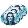 Hezely Zero Scratch Scrub Sponges, 3 Kitchen Sponges for Washing Dishes and Cleaning The Kitchen and Bath, Cleaning Power for Everyday Jobs,Halloween Zombie Blue(3 Count) view 1