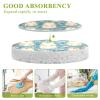 Hezely Zero Scratch Scrub Sponges, 3 Kitchen Sponges for Washing Dishes and Cleaning The Kitchen and Bath, Cleaning Power for Everyday Jobs,Pattern Otter Flower(3 Count) view 3