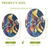 Hezely Zero Scratch Scrub Sponges, 3 Kitchen Sponges for Washing Dishes and Cleaning The Kitchen and Bath, Cleaning Power for Everyday Jobs,Desert Skull Pattern(3 Count) view 2