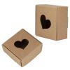 50Pcs Kraft Paper HandMade Box Wedding Favor Box Candy Jewelry Packing Packaging view 1