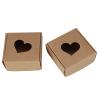 50Pcs Kraft Paper HandMade Box Wedding Favor Box Candy Jewelry Packing Packaging view 4