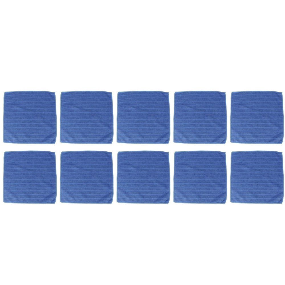 10Pcs Blue Towel Square Soft Microfiber Towel Home Kitchen Supplies