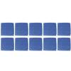 10Pcs Blue Towel Square Soft Microfiber Towel Home Kitchen Supplies view 1