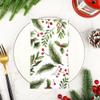 50 PCS Christmas Guest Napkins Berries Pine Paper Napkins 3-Ply Disposable Holly Berries Napkin Xmas Party Greenery Dinner Hand Towels for Winter Holiday Home Kitchen Bathroom Wedding Party Supplies view 4
