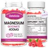 2 Pack Magnesium Glycinate Gummies, High Absorption Magnesium Glycinate Supplements for Relaxation, Sugar Free Chews for Adults & Kids, Relax Mood, Raspberry Flavor, 120 Count view 1