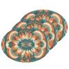 Hezely Zero Scratch Scrub Sponges, 3 Kitchen Sponges for Washing Dishes and Cleaning The Kitchen and Bath, Cleaning Power for Everyday Jobs,Green Lace Pattern(3 Count) view 1