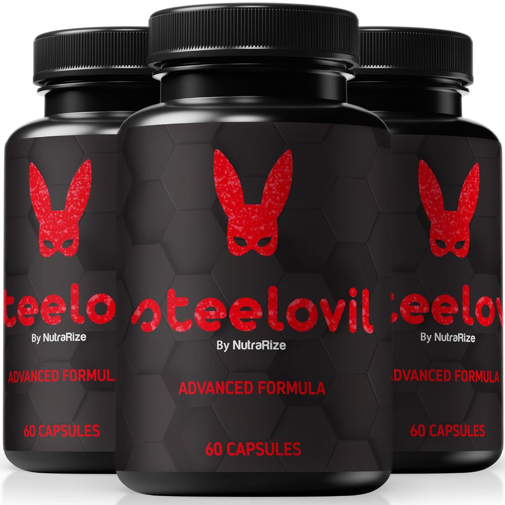 (3 Pack) Steelovil Capsules For Men, Official Steelovil Pills for Comprehensive Support, All Natural Male Supplement to Support Energy and Overall Health, Steel ovil Pastillas Reviews (180 Capsules)