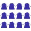 PATIKIL Velvet Gift Bags, 12 Pack 4 x 5 Inch Velvet Drawstring Bag Jewelry Pouch Gift Packaging Bag for Wedding Favor Party Birthday Festivals Blue view 1