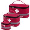 3PCS Travel Empty First Aid Kit Pouch Bag - Travel Medicine Bag Case Organizer with Handle - Empty Medical Supplies Organizer Bag Portable Travel Medicine Pouch for Home Office Car Outdoor view 1