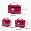 3PCS Travel Empty First Aid Kit Pouch Bag - Travel Medicine Bag Case Organizer with Handle - Empty Medical Supplies Organizer Bag Portable Travel Medicine Pouch for Home Office Car Outdoor view 2