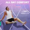FOFLORA Zipper Compression Socks Women & Men |15-20mmHg Open Toe knee high view 3