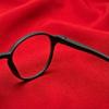 2SeeLife Small Round Reading Glasses for Men & Women Narrow-Medium Fit, Sturdy Frame, Spring Hinges, Premium Retro Readers, Black, +1.25 view 4