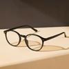 2SeeLife Small Round Reading Glasses for Men & Women Narrow-Medium Fit, Sturdy Frame, Spring Hinges, Premium Retro Readers, Black, +2.75 view 2