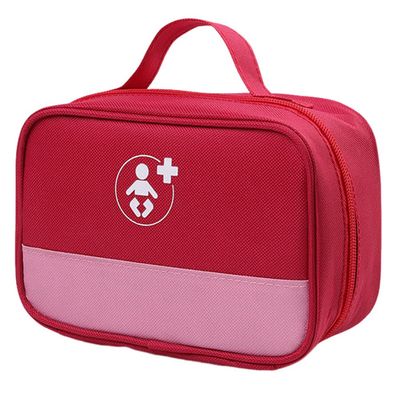 First Aid Bag - Travel Medicine Bag Case Organizer with Handle - Empty Medical Supplies Organizer Bag Portable Travel Medicine Pouch for Home Office Kitchen Traveling Cycling Work