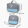 First Aid Bag - Travel Medicine Bag Case Organizer with Handle - Empty Medical Supplies Organizer Bag Portable Travel Medicine Pouch for Home Office Kitchen Traveling Cycling Work view 2