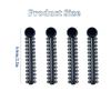 2080 Pcs New Dental Power Sticks Ligature Ties Orthodontic Ligature O-Ties Bands Braces Elastomeric Rubber Bands (Black) view 2