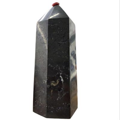 KatLin Natural Stone Natural shungite Crystal Tower Natural Crystal Rod Aura(900-1000g)