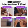 KNOWHEN Saliva Ovulation Tests Kit  Non-Invasive Ovulation Predictor kit, Unlimited Tests for Fertility Tracking  No Waste, No Urine Mess  Hygienic Ovulation Days Tracker Kit for Family Planning view 2