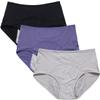 New Upgrade Leakproof Ladies Underwear, Leak Proof Underwear for Women Leakproof Panties for Over 60#s Incontinence (3PCS-b,US-4XL) view 1