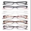 FoxMook 6-Pack Reading Glasses for Women, Oprah Style Frame Spring Hinge Readers Blue Light Blocking Glasses, 6 Colors Mix 2.25 x view 1