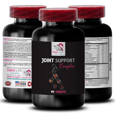 Joint Enhancement Formula - JOINT SUPPORT COMPLEX - Glucosamine & Chondroitin Blend, MSM Supplement Powder, Boron Enriched Formula, Flexibility Booster, Cartilage Maintenance Formula 1 Bottle 90Tabs
