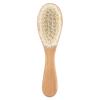 Baby Comb Brush, with Wooden Handle Goat Hair Comb, Soft Touch Grooming Comb for Home Hair Massage view 4
