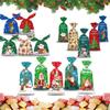 CMFYlive Christmas Candy Bags - 15 Styles, 150 Pcs with 5 Bunny Styles & 100 Twist Ties view 1