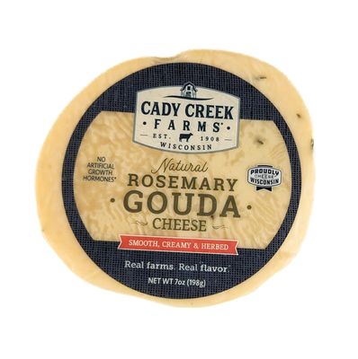 Cady Creek Farms Natural Rosemary Gouda 7 oz (Pack of 2)