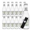 Fever Tree Premium Mixer 6.8 fl oz Glass Bottles 12 Pack + 20 Plastic Stirrer Sticks by KOOL8SHOP Infinite Deals (12 Pack, Cucumber Light) view 1