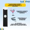 Fever Tree Premium Mixer 6.8 fl oz Glass Bottles 12 Pack + 20 Plastic Stirrer Sticks by KOOL8SHOP Infinite Deals (12 Pack, Cucumber Light) view 3