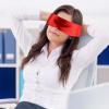 COMNICO Satin Sleep Eye Mask, 150cm/59inch Adjustable Comfortable Soft Eye Shield Cover, Night Blackout Sleep Cooling Blindfold for Adult Travel Nap Meditation (Red) view 4