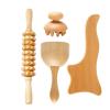 Anti Cellulite Wood Therapy Massage Tools Wooden Massager Roller Gua Sha Cup Maderoterapia Kit Lymphatic Drainage(Style m) view 1
