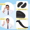 10 Pair Black Silicone Eyeglass Nose Pads, 1mm Thin Adhesive Nose Pads for Glasses, Eye Glasses Nose Pads Non Slip, Anti Slip Glasses Nose Grips, Keep Glasses Sunglasses from Sliding Accessory view 3