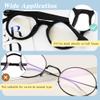 10 Pair Black Silicone Eyeglass Nose Pads, 1mm Thin Adhesive Nose Pads for Glasses, Eye Glasses Nose Pads Non Slip, Anti Slip Glasses Nose Grips, Keep Glasses Sunglasses from Sliding Accessory view 4