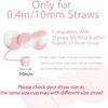 Rose Bow Straw Cover for Stanley 40&30 Oz Cup, 10mm Silicone Straw Covers Cap for Stanley Cup Accessories, Cute Straw Topper for Tumblers, Straw Cap Stopper for Reusable Straws Tip Lids view 3