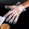 100pcs(50prs) Plastic Gloves Disposable - Plastic Food Safe Handling Food Prep Service Gloves Clear Food Handler Cooking Serving Gloves Kitchen Restaurant Hair Dye Gloves Individual Packaged view 3