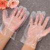100pcs(50prs) Plastic Gloves Disposable - Plastic Food Safe Handling Food Prep Service Gloves Clear Food Handler Cooking Serving Gloves Kitchen Restaurant Hair Dye Gloves Individual Packaged view 4