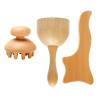 Anti Cellulite Wood Therapy Massage Tools Wooden Massager Roller Gua Sha Cup Maderoterapia Kit Lymphatic Drainage(Style s) view 1