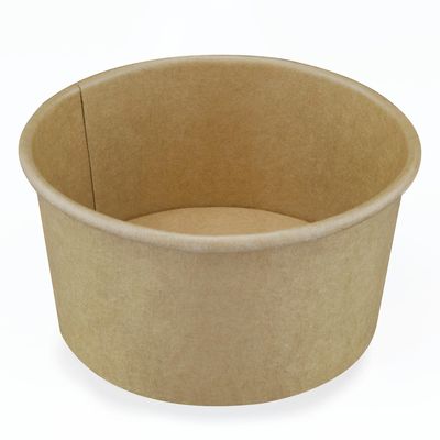 Karat [6oz - 500 ct Disposable Soup Bowls, Gourmet Paper Food Containers for Hot or Cold Use, Paper Ice Cream Containers | Kraft