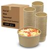 Karat [6oz - 500 ct Disposable Soup Bowls, Gourmet Paper Food Containers for Hot or Cold Use, Paper Ice Cream Containers | Kraft view 4
