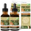 Eubrition Lymph System Support with Poke Root Drops, Lymphatic Drainage Supplement for Lymphedema, 7 in 1 Formula with Goldenseal Extract for Immune Support, Dandelion for Detox & Cleanse. 4oz view 1