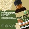 Eubrition Lymph System Support with Poke Root Drops, Lymphatic Drainage Supplement for Lymphedema, 7 in 1 Formula with Goldenseal Extract for Immune Support, Dandelion for Detox & Cleanse. 4oz view 2