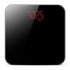 A1DFDFGOQSFG Digital Weight Bathroom Scale, Ultra-Precision LCD Display, 180kg/400lb Capacity, Tempered Glass Platform, USB Charging, Black view 1